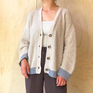 Slouchy knit cardigan